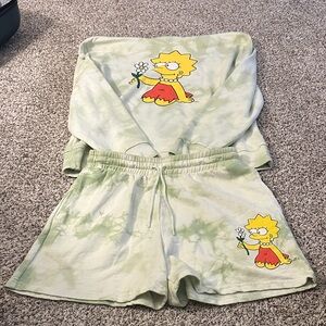 Lisa Simpson Tie-Dye Lounge Set